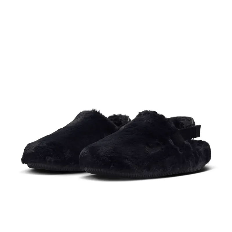 Nike Calm Mule SE “Black Fur” (FZ3118-001)