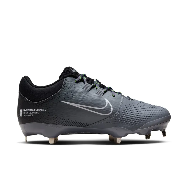 Nike HYPERDIAMOND 4 PRO “Black/Cool Grey/Volt/White” (CZ5920-001)