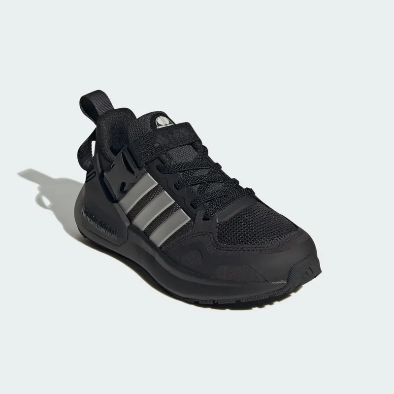 Adidas ADIDAS STAR WARS MANDALORIAN RUNNER Shoes KIDS Carbon / Silver Metallic / Core Black (IH1073)