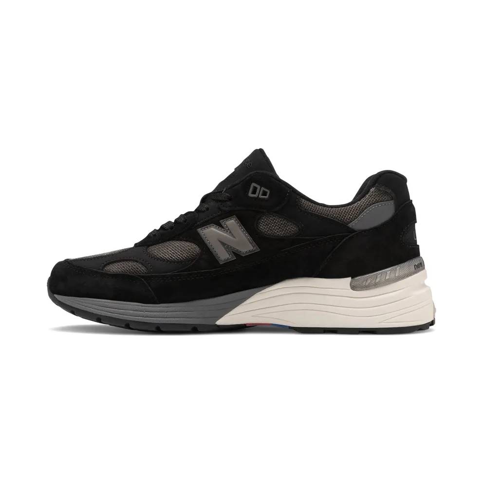 New Balance 992 Black Grey (Made in USA) Black/Grey-White (M992BL)