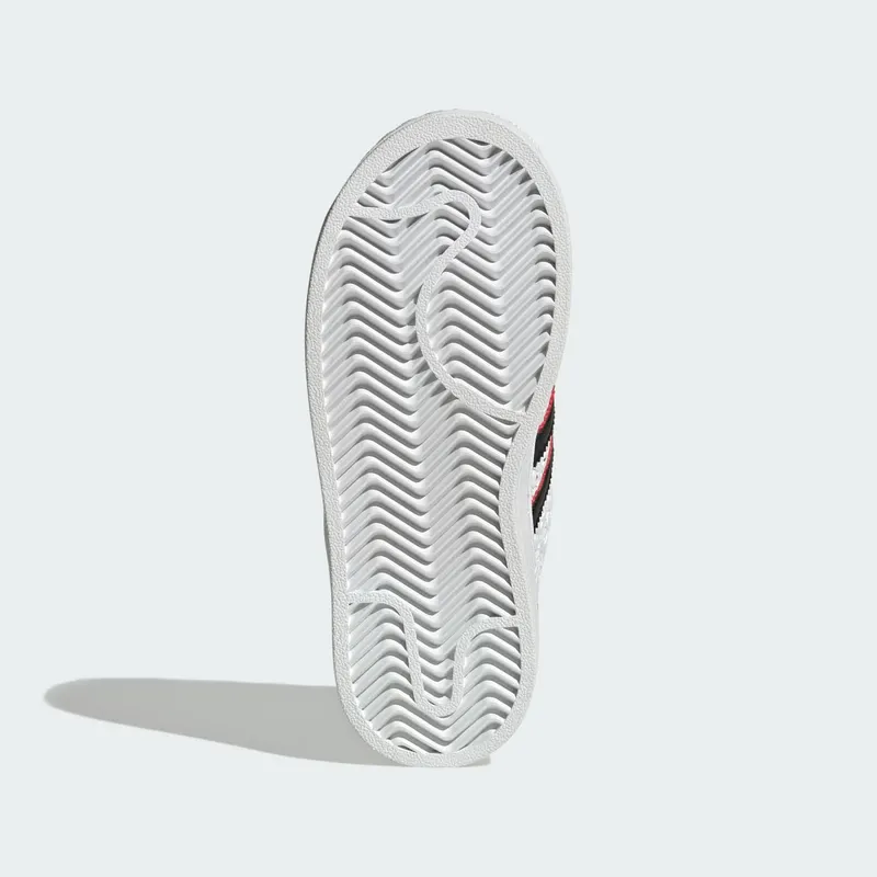 Adidas ADIDAS DISNEY SUPERSTAR II COMFORT CLOSURE Shoes Cloud White / Core Black / Red (IH4635)