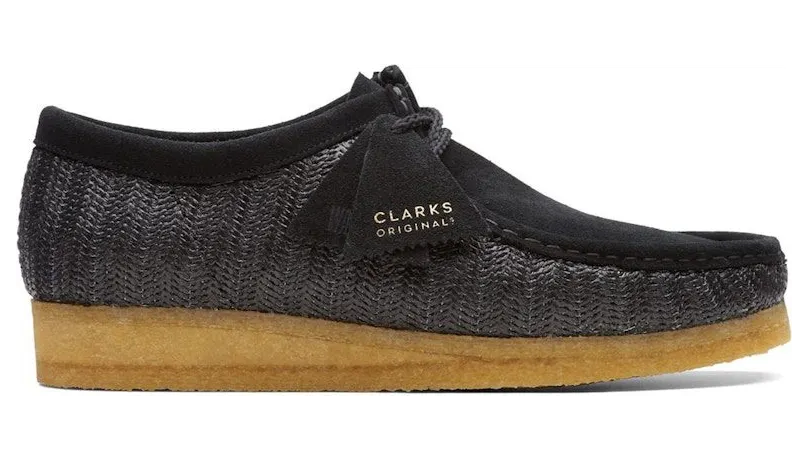 Clarks Originals Wallabee Black Raffia Txt (26165512)