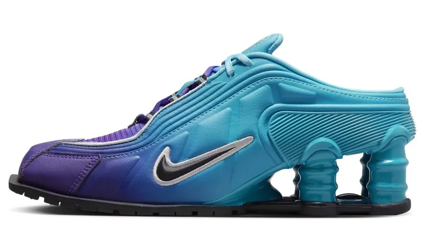 Nike x Martine Rose Shox MR4 Scuba Blue/Metallic Silver/Black (DQ2401-400)