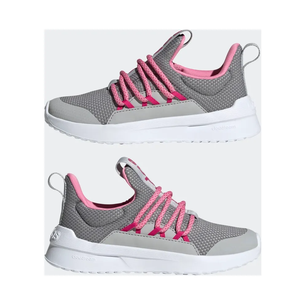 Adidas Lite Racer Adapt 4.0 Lifestyle Running Slip-On Lace Grey Two / Grey Three / Team Real Magenta (GW4164)