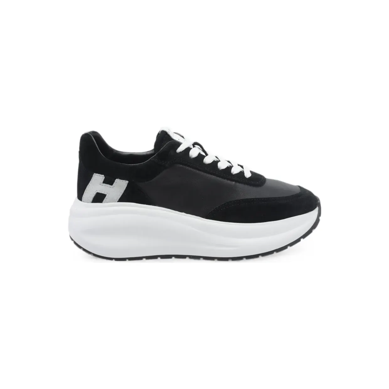 Hogan Maxi I met plateauzool en logopatch “Black” (HXW6960GG30UHC)