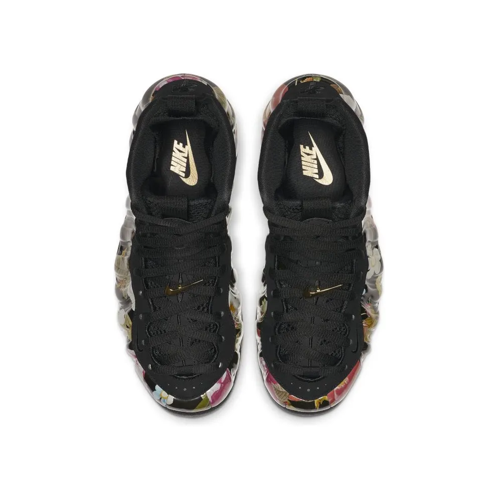 Nike Air Foamposite One Floral (W) Black/Black-Metallic Gold (AA3963-002)
