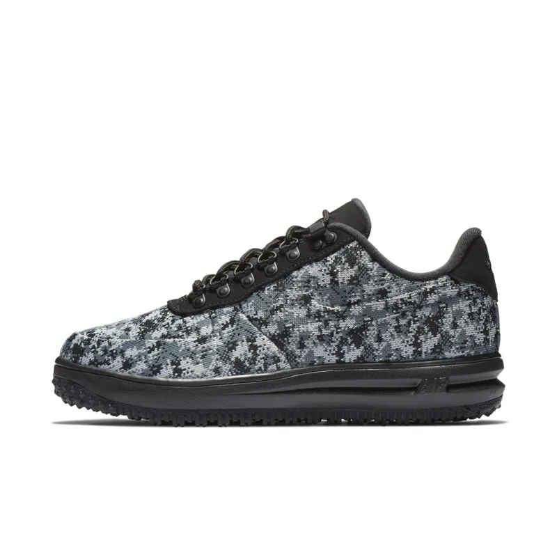 Nike Lunar Force 1 Duckboot Low Textile Wolf Grey Black/Wolf Grey-White-Cool Grey (AV3818-001)