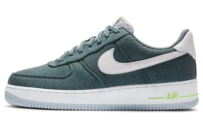 Nike Air Force 1 ’07 ‘Recycled Canvas – Ozone Blue’ Ozone Blue/White/Barely Volt (CN0866-001)