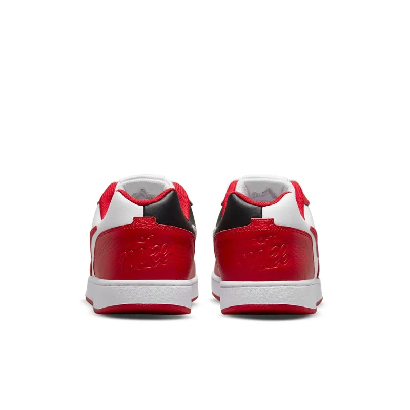 Nike Ebernon Low PRM White University Red Black (AQ1774-101)