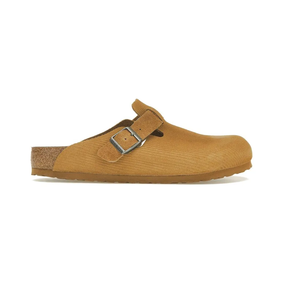 Birkenstock Boston Embossed Corduroy Suede Cork Brown (1025647)
