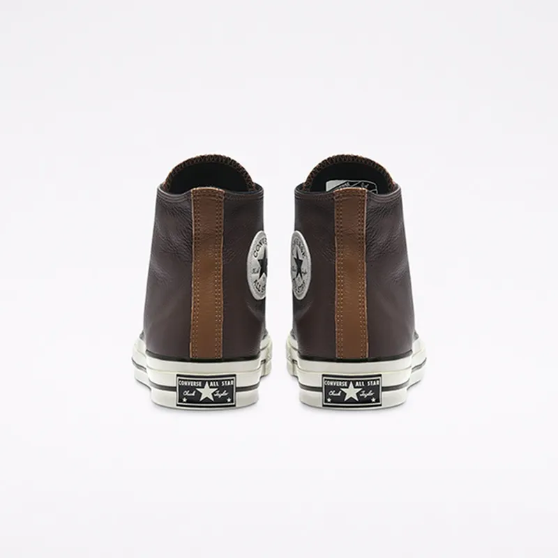 Converse Chuck 70 Leather High ‘Colorblock – Dark Root Brown’ Dark Root/Clove Brown/Egret (169582C)