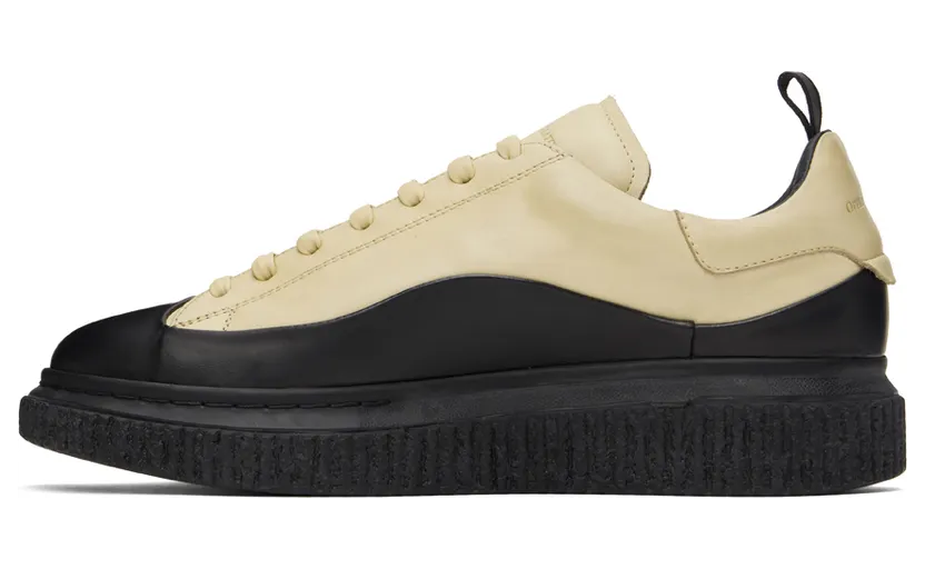 Officine Creative Beige & Black Krace Sneakers (OCUKRAC018) (3)