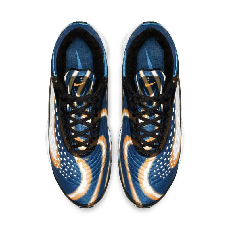 Nike Air Max Deluxe Blue Force Cool Grey/Total Orange-Blue Force-Black-Bright Grape-Cobalt Tint (AJ7831-002)