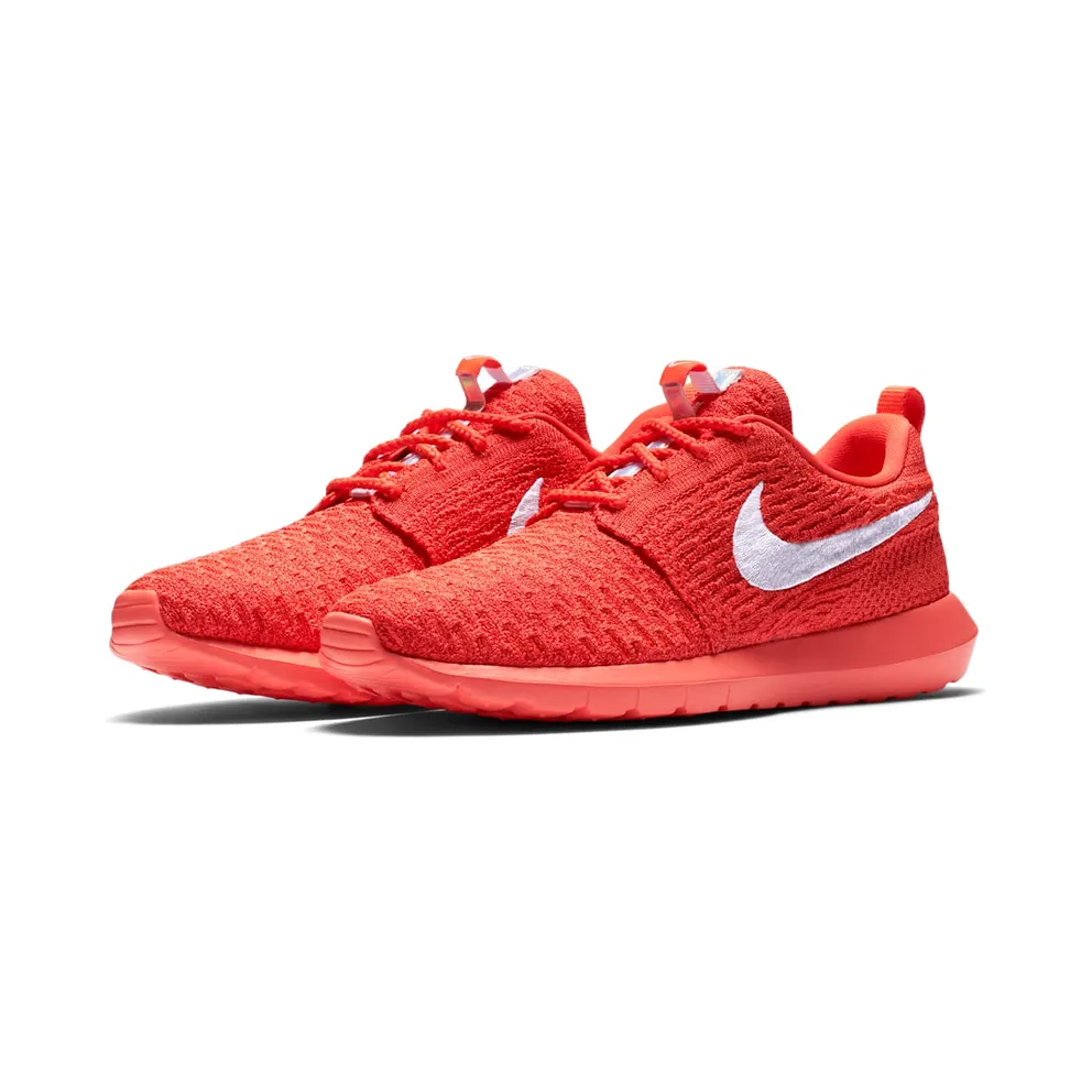 Nike Roshe NM Flyknit Bright Crimson/White-University Red (W) Bright Crimson/White-University Red (843386-604)