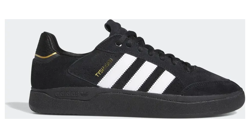 adidas Tyshawn Low Core Black / Cloud White / Gold Metallic (HQ2004)