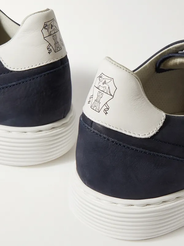 Brunello Cucinelli Nubuck Sneakers Navy (MZUDBTJ264) (5)
