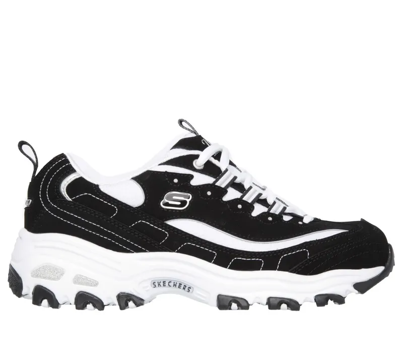 Skechers D’Lites – Biggest Fan Sneaker Black/White