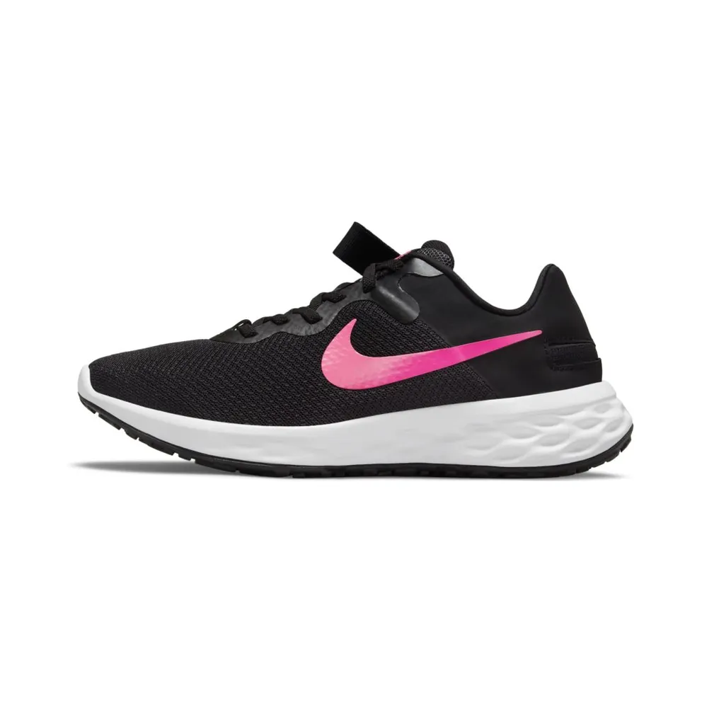 Nike Revolution 6 FlyEase Next Nature Eenvoudig aan and uit te trekken (straat) Black (DC8997002)