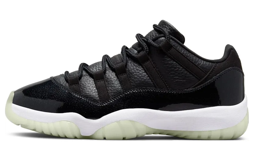 Air Jordan 11 Low 72-10 – “Black / White” (AV2187-001)