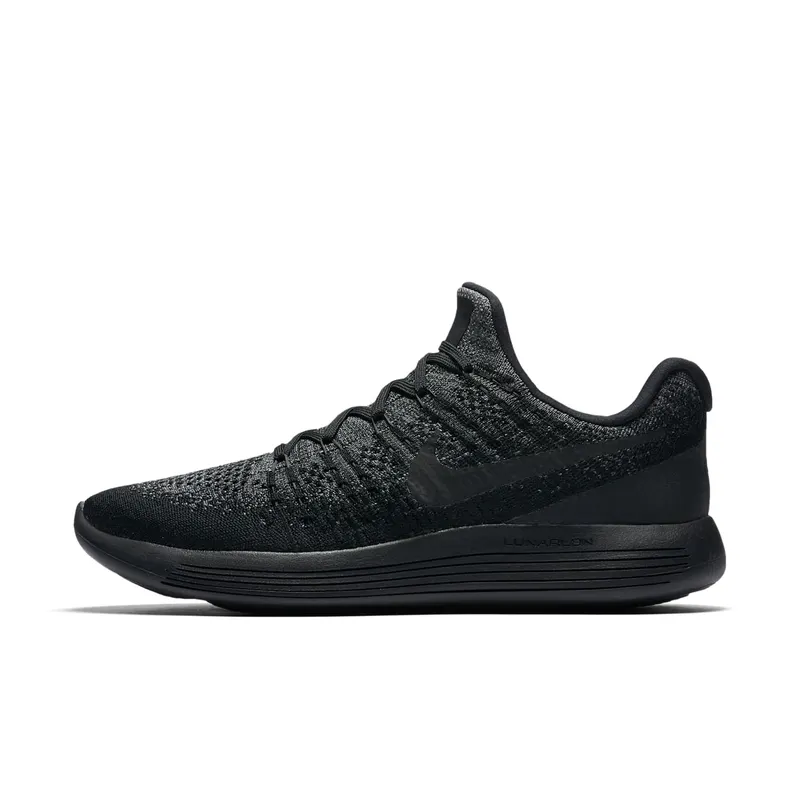 Nike Lunar Epic Low Flyknit 2 Black Dark Grey Black/Dark Grey-Racer Blue-Black (863779-004)