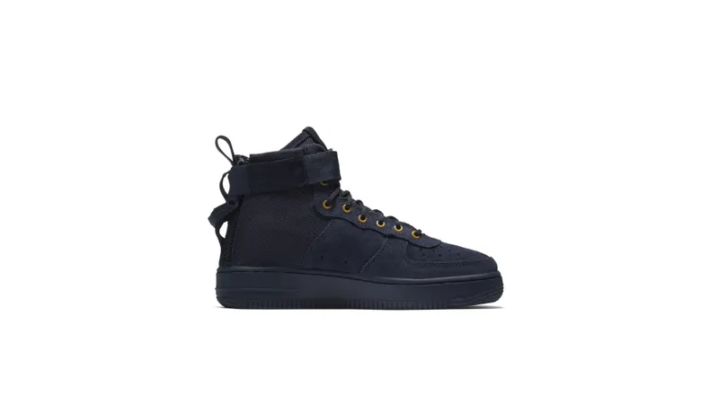 Nike SF Air Force 1 Mid Obsidian Black (GS) Obsidian/Obsidian-Black (AJ0424-400)
