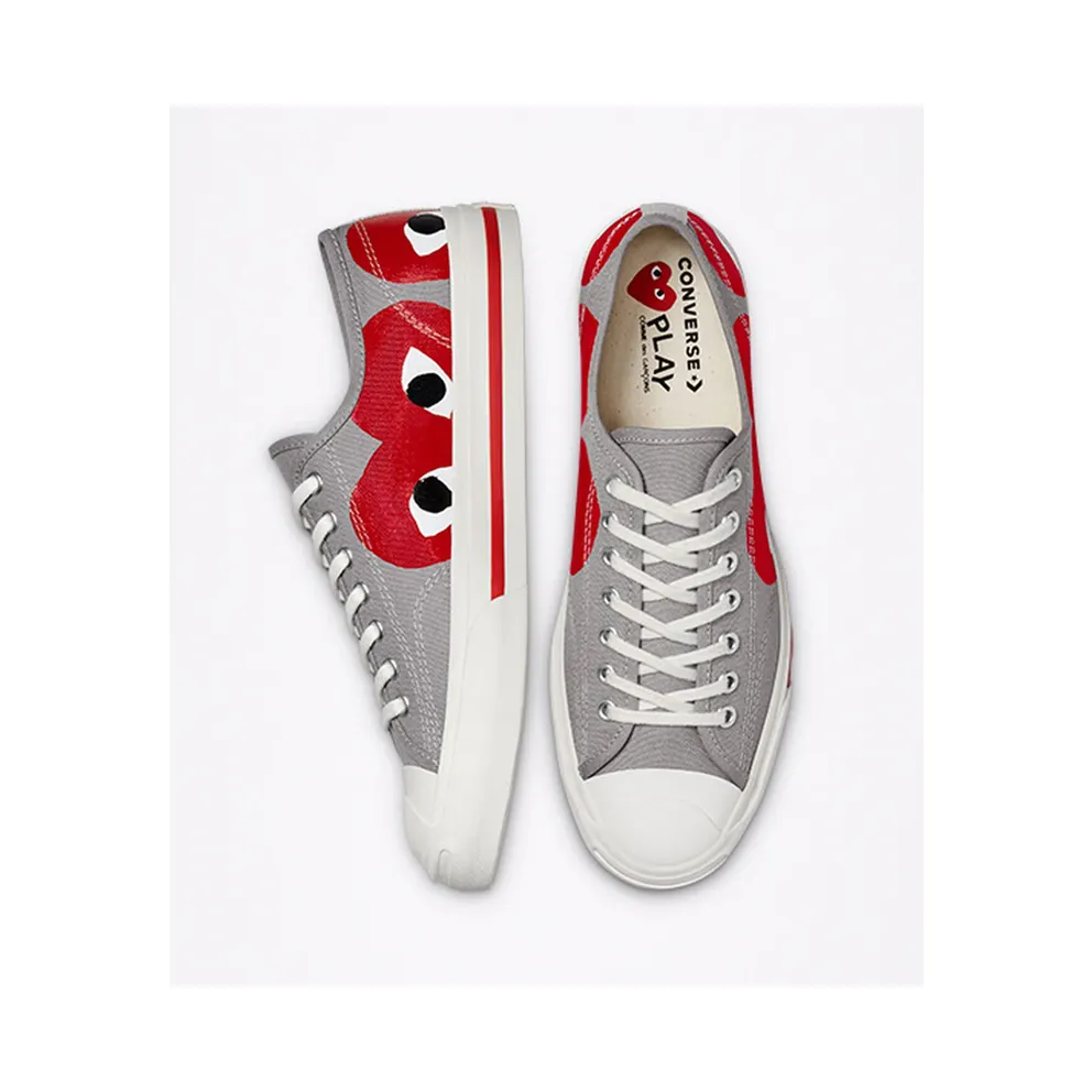 Converse Converse x Comme des Garçons PLAY Jack Purcell Low Top Drizzle/egret/red (171260C)