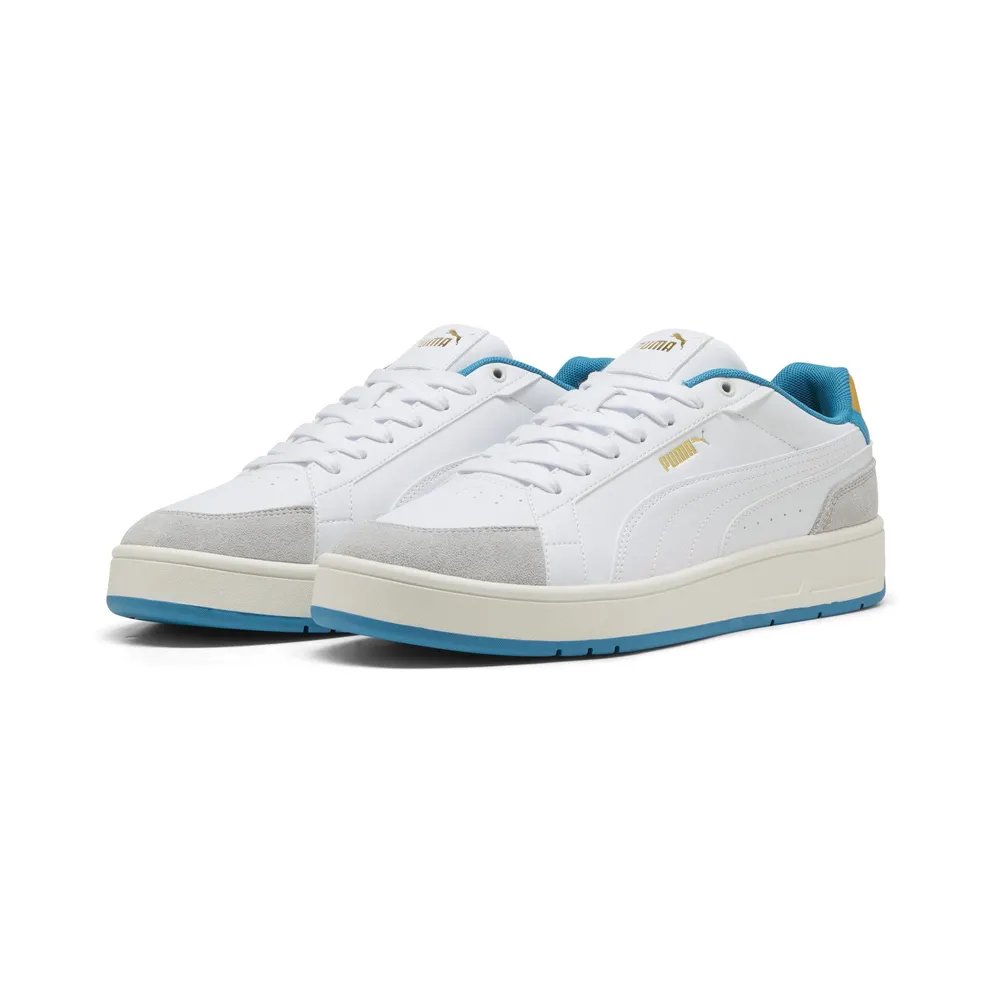 Puma Court Classico Sport “Puma White / Puma White / Tropical Blue” (400731_10)