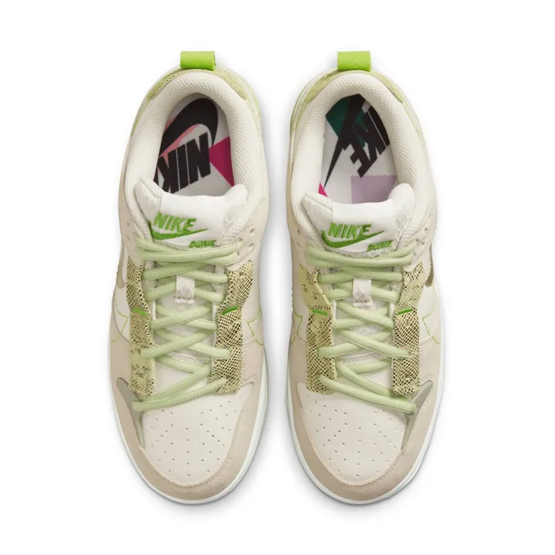 Nike Dunk Low Disrupt 2 Green Snake – “Phantom / Olive Aura / Vivid Green / Light Stone” (DV3206-001)