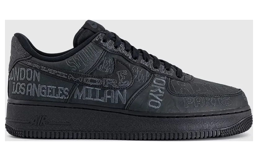 Nike Air Force 1 Black / Black / Anthracite (II1549-001)