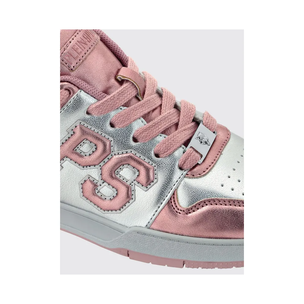 Plein Sport Viper II Laminated Leather Pink (FAESWSC2772SLE004N0370)