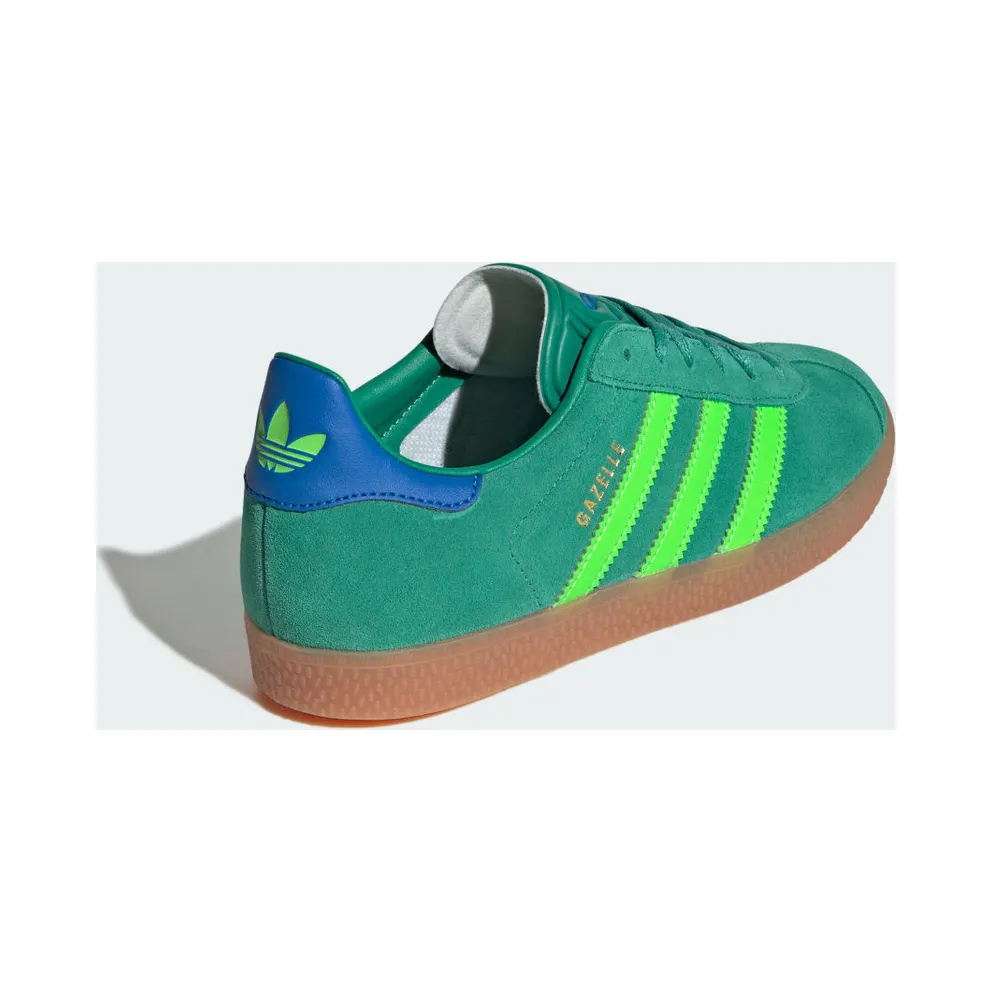 Adidas Gazelle Kids Semi Court Green / Solar Green / Blue Bird (JP7127)