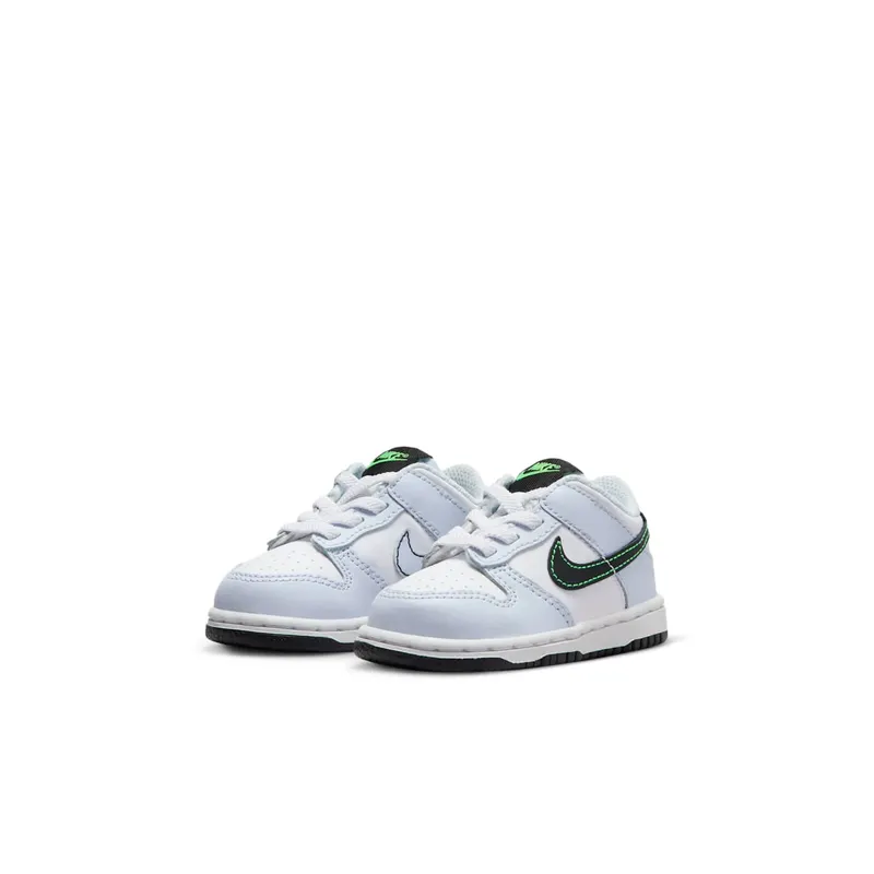 Nike Dunk Low White Football Grey Green Strike Black (FB9107-107)