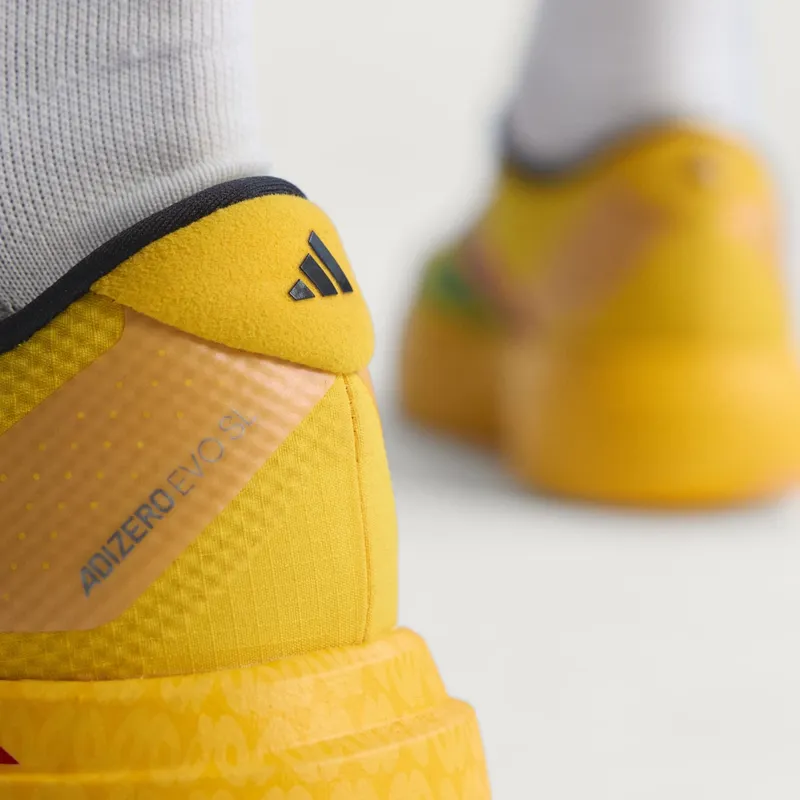 Adidas Adizero EVO SL Bold Gold / Vivid Green / Pure Ruby (KJ3625)