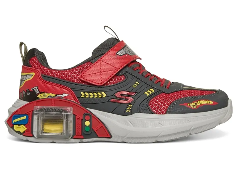 Skechers Garage Red Charcoal (402150L-RDCC)
