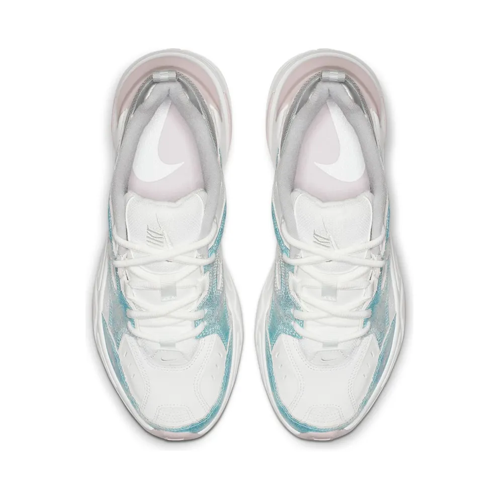 Nike M2K Tekno White Blue (W) Summit White/Barely Rose-Metallic Silver-Summit White (AO3108-103)