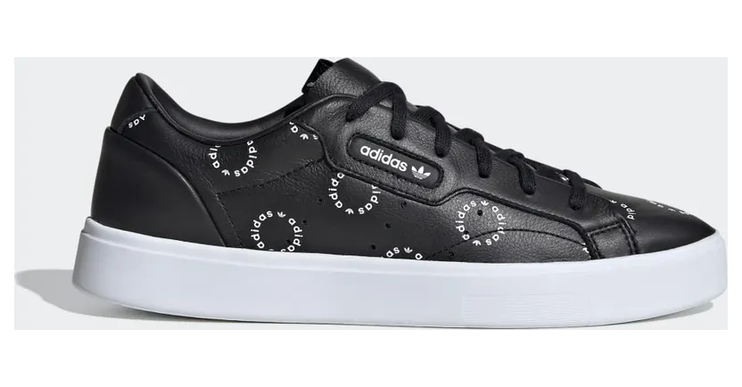 adidas adidas Sleek Core Black / Cloud White / Semi Flash Red (FW2066)