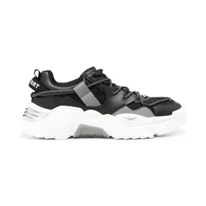 Plein Sport Runner met vlakken “Black” (AABSUSC0351STE003N)