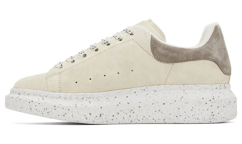 Alexander McQueen Beige Suede Oversized Sneakers (711140WIA5D) (3)