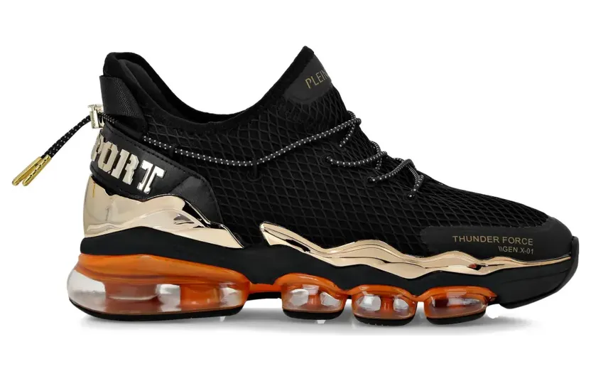Plein Sport Thunder Force Genx 01: Runner Edition Sneakers – Schwarz (PADSUSC0576STE003N)