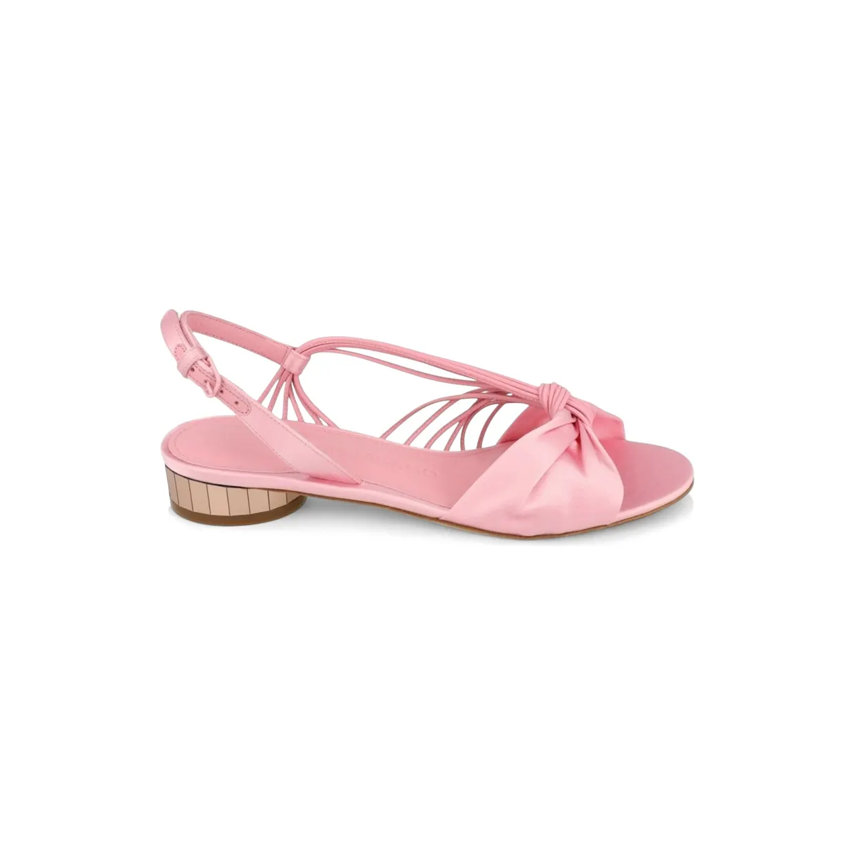 Ferragamo Sabina Mirrored Heeled Sandals Bone (01F477-763543-1C)