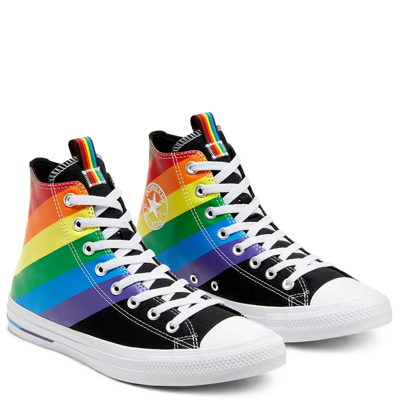 Converse Chuck Taylor All-Star Hi Pride Black (2020) Black/University Red (167759C)