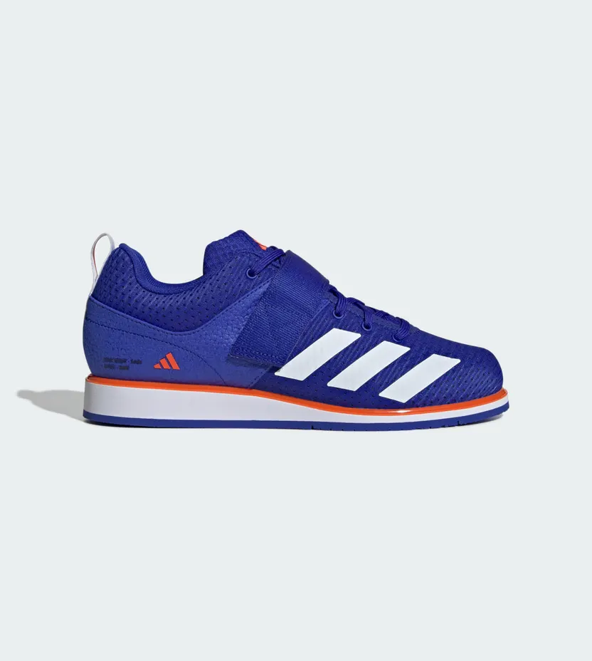 Adidas Powerlift 5 Weightlifting Lucid Blue / Cloud White / Impact Orange (IH8237)