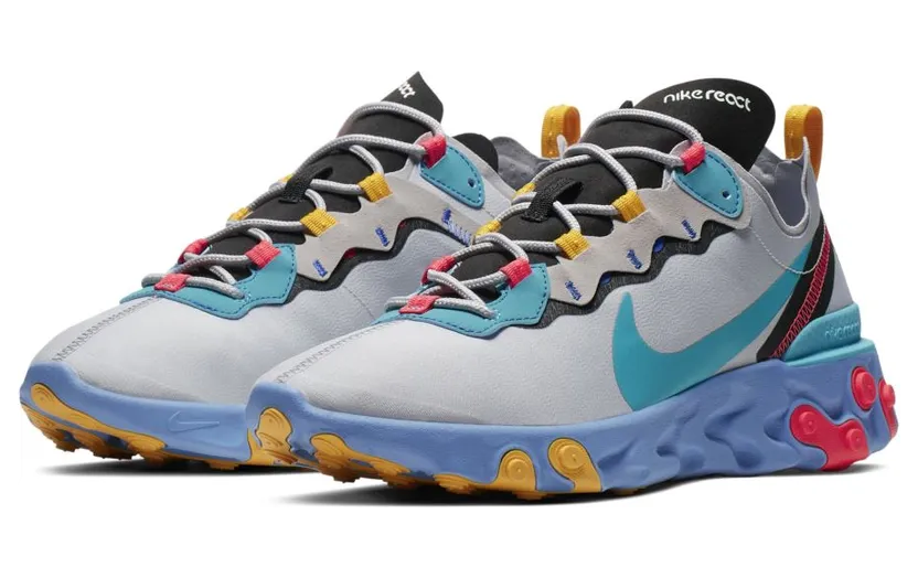 Nike React Element 55 ‘Teal Nebula’ Wolf Grey/Teal Nebula/Black/Red Orbit (CQ9705-002)