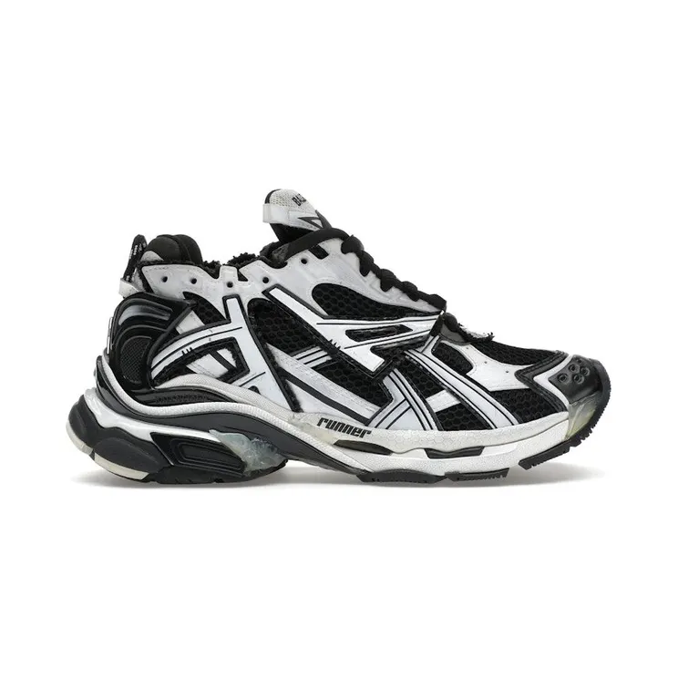 Balenciaga Runner White Black White (677402W3RB29010)