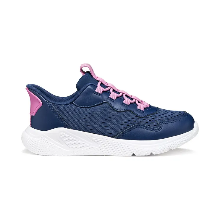 Geox Sprintye Fast In “Koningsblauw/Donkerroze” (J65NTA01454C4R8F)