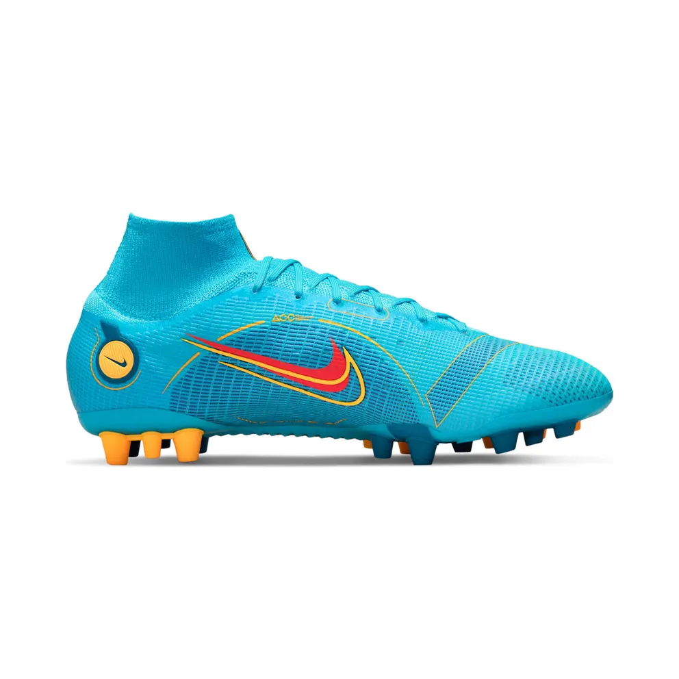 Nike Mercurial Superfly 8 Elite AG Chlorine Blue Laser Orange (DJ2841-484)