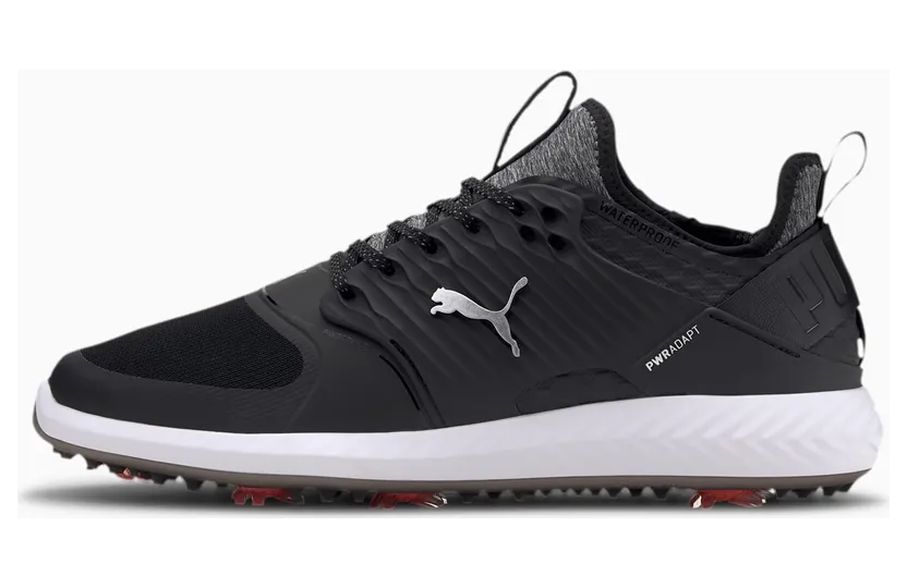 Puma IGNITE PROADAPT Caged Golfschuhe Schwarz/Silber (192223-02)