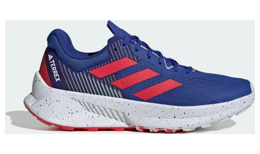 Adidas TERREX Soulstride Flow Trail Running Dash Grey / Pure Ruby / Semi Lucid Blue (JI1287)