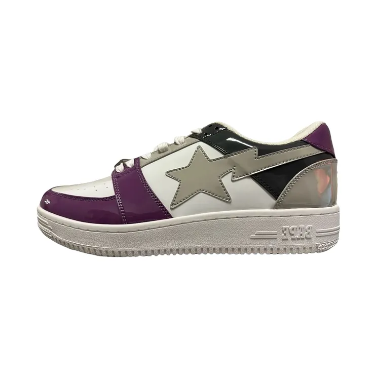 Bape Sta Low “NYC – White Purple Grey” (1G72191021)