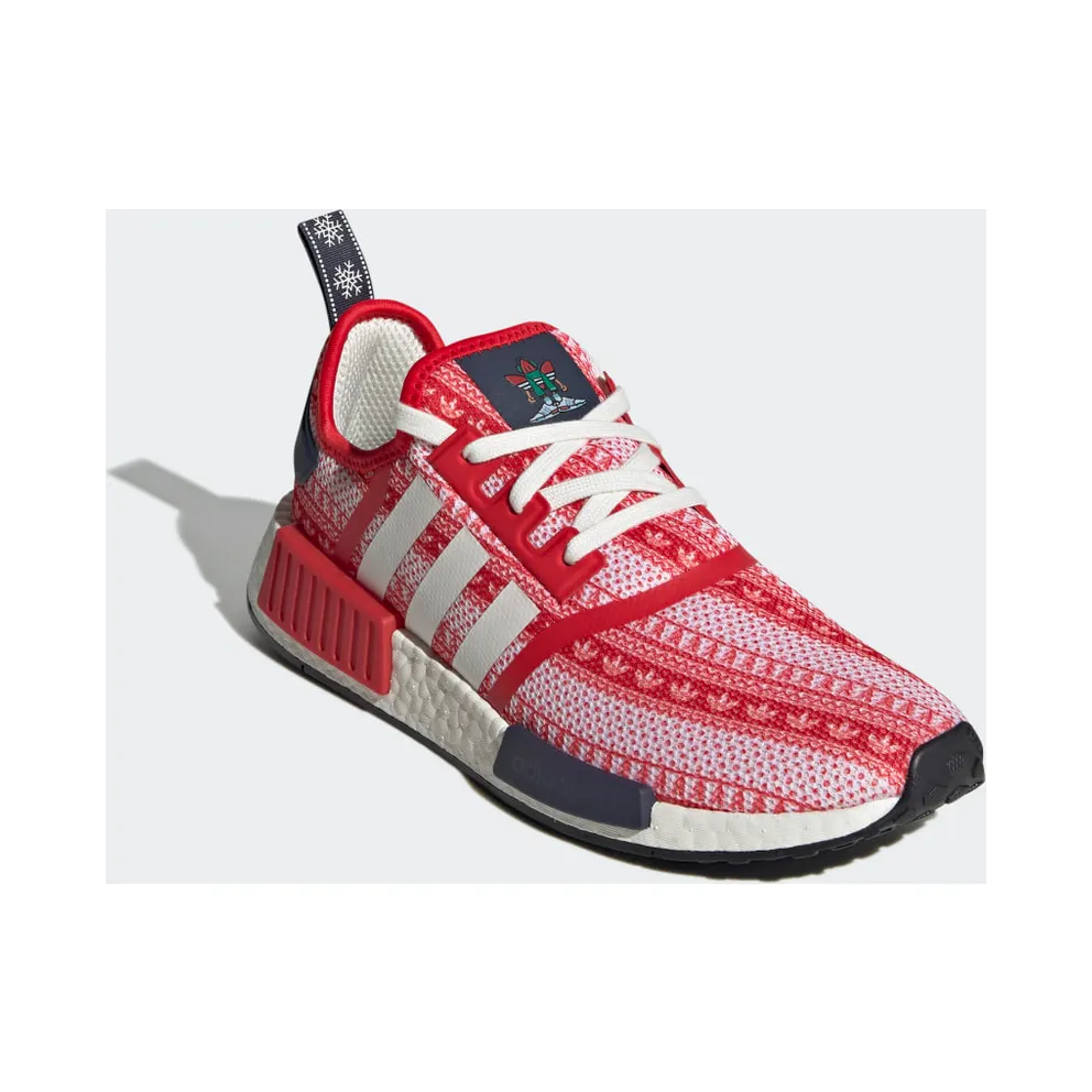 Adidas NMD_R1 Christmas Cloud White / Vivid Red / Shadow Navy (GZ4712)